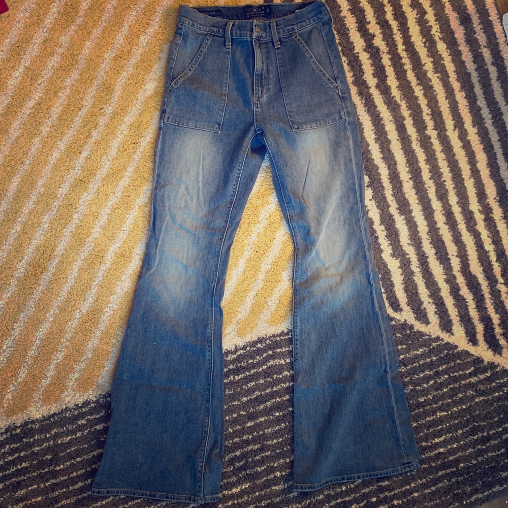 High waist flare lucky brand jeans